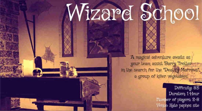 Wizard School – Lockdown – Πάφος Wizard School - Lockdown - Πάφος
